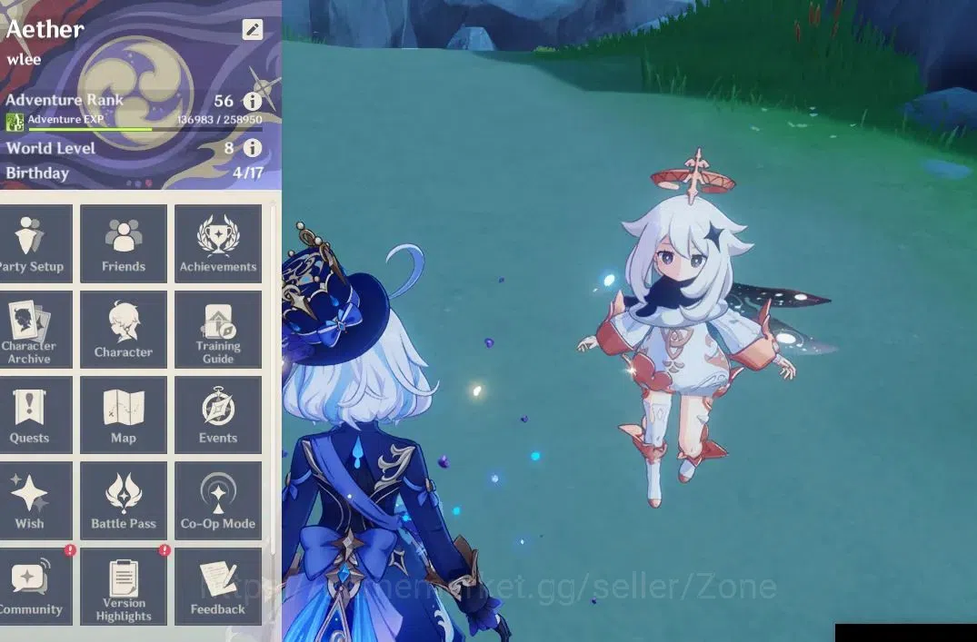 Genshin Impact Accounts Others ASIA|AR 56|8 Limited +4(*5Wpn)|Prem Neuvillette (Furina, Yelan, Kazuha)Arle, Chasca+Sign|Low 1