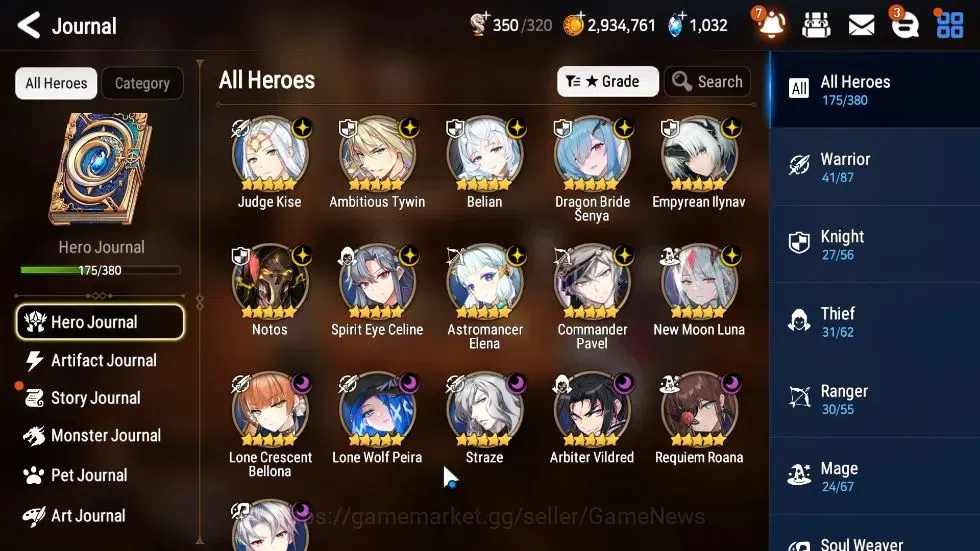 Epic Seven Accounts GLOBAL Unverif|New Era|16 ML(Notos,Belian,NM Luna, image 6