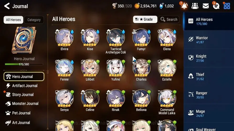 Epic Seven Accounts GLOBAL Unverif|New Era|16 ML(Notos,Belian,NM Luna, image 8