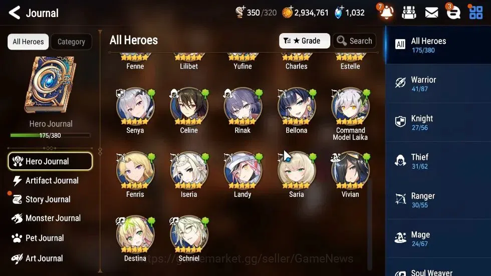 Epic Seven Accounts GLOBAL Unverif|New Era|16 ML(Notos,Belian,NM Luna, image 9