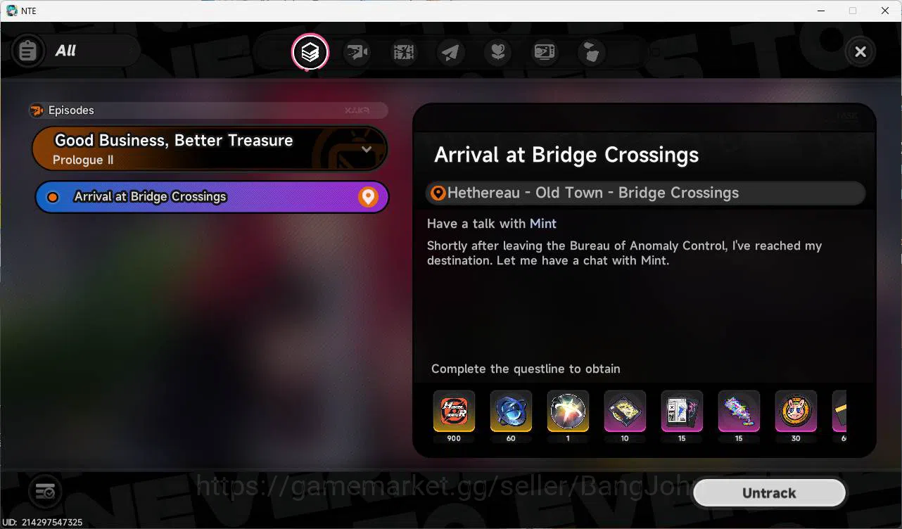 Neverness to Everness Accounts EU| starter, Nanally, 7 Char, MC female + server N image 2