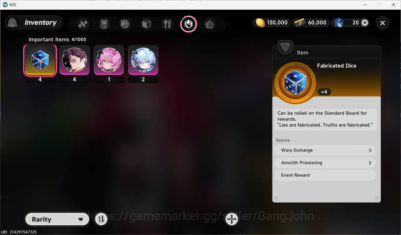 Neverness to Everness Accounts EU| starter, Nanally, 7 Char, MC female + server N image 4