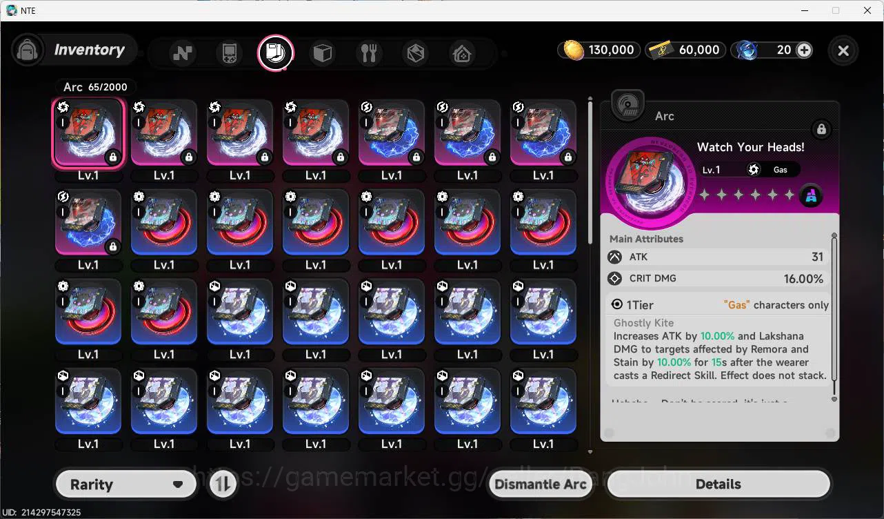 Neverness to Everness Accounts EU| starter, Nanally, 7 Char, MC female + server N image 7