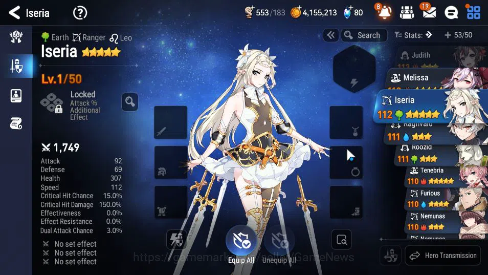 Epic Seven Accounts GLOBAL Unverif |New Era| 2 ML (LOT Scales,DB Senya image 3