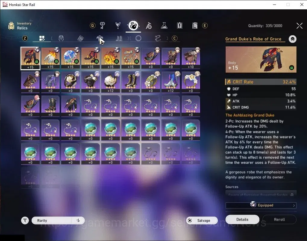 Honkai Star Rail Accounts Asia|TL 30|4 Limited| [Robin,Ashveil,Argenti,Adven image 7