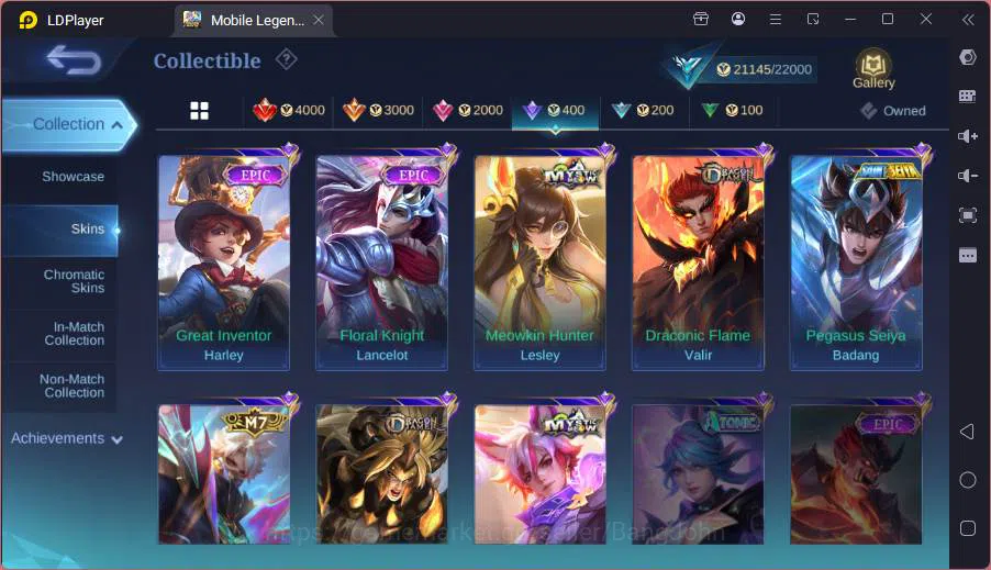 Mobile Legends: Bang Bang Accounts GLOBAL|Hero 80|Skin 104|Recall Epic|Mystic Lesley+ image 14