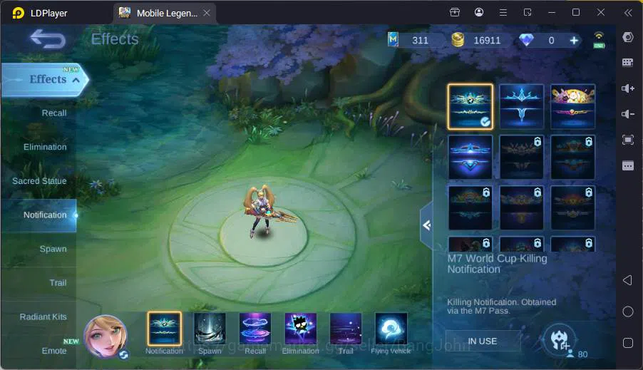 Mobile Legends: Bang Bang Accounts GLOBAL|Hero 80|Skin 104|Recall Epic|Mystic Lesley+ image 5
