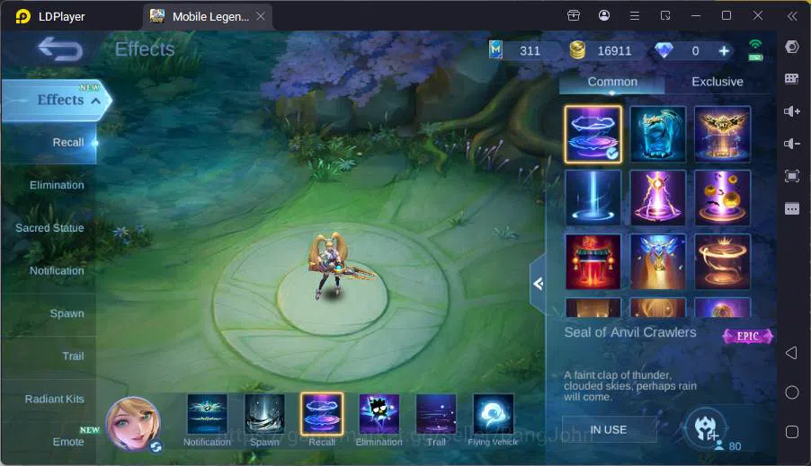 Mobile Legends: Bang Bang Accounts GLOBAL|Hero 80|Skin 104|Recall Epic|Mystic Lesley+ image 7