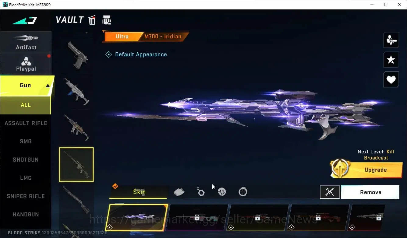 Blood Strike Accounts ASIA|1 ULTRA Gun [M700-Iridian]|15 Strikers|M4A1 L image 4