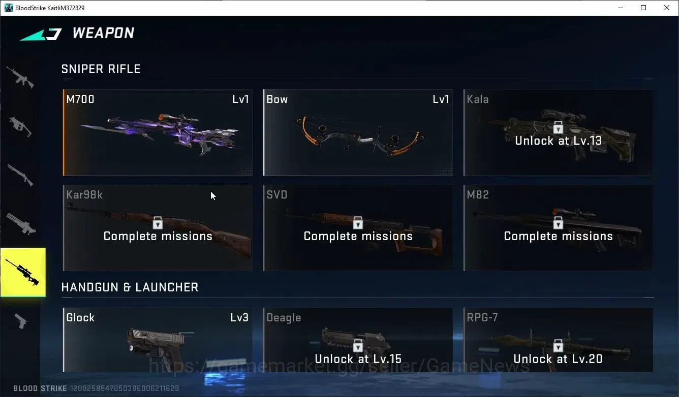 Blood Strike Accounts ASIA|1 ULTRA Gun [M700-Iridian]|15 Strikers|M4A1 L image 8