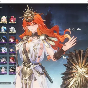 Wuthering Waves Accounts Starter EU|UL 40|4 Limited|(Ciaccona+Sign) Augusta,Carthetyia,Shorekeeper|DB Lvl 18|Female MC|Log