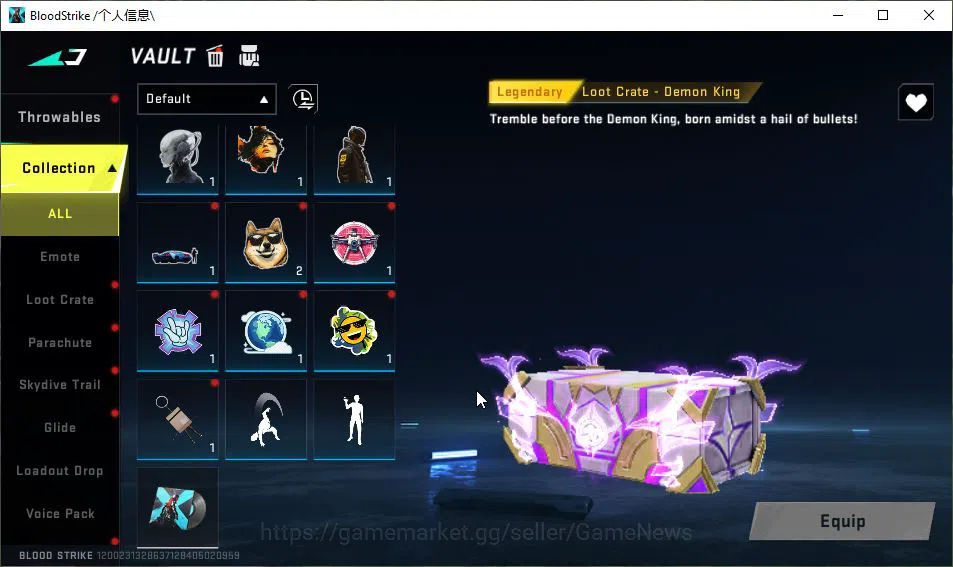 Blood Strike Accounts ASIA|Melee ULTRA Kukri-Nexora|Legendary Katana|5 L image 3