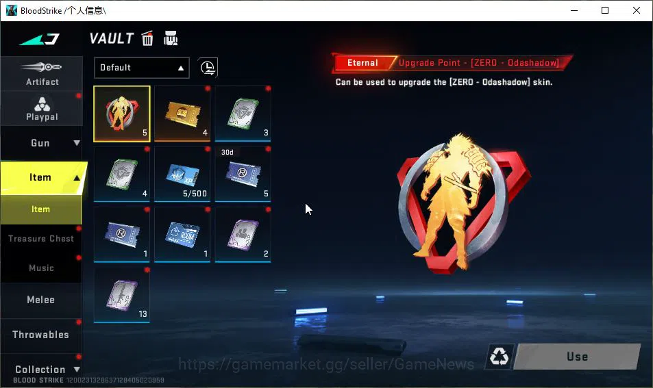 Blood Strike Accounts ASIA|Melee ULTRA Kukri-Nexora|Legendary Katana|5 L image 6