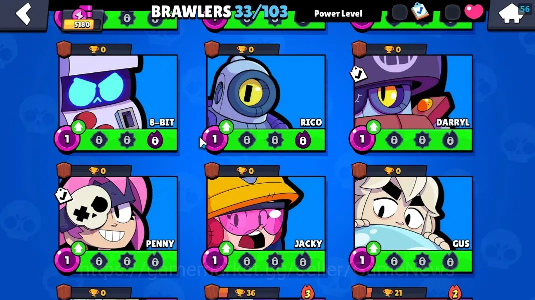 Brawl Stars Accounts 5180 Trophy|33 Brawler 6 Max|Edgar Full Buffies|1 image 10