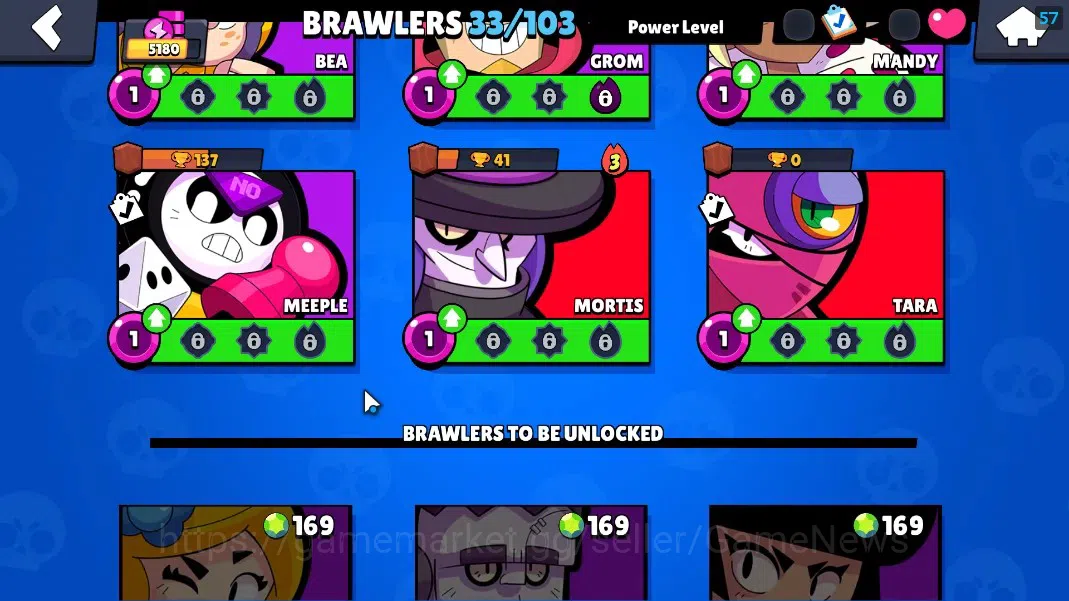 Brawl Stars Accounts 5180 Trophy|33 Brawler 6 Max|Edgar Full Buffies|1 image 12