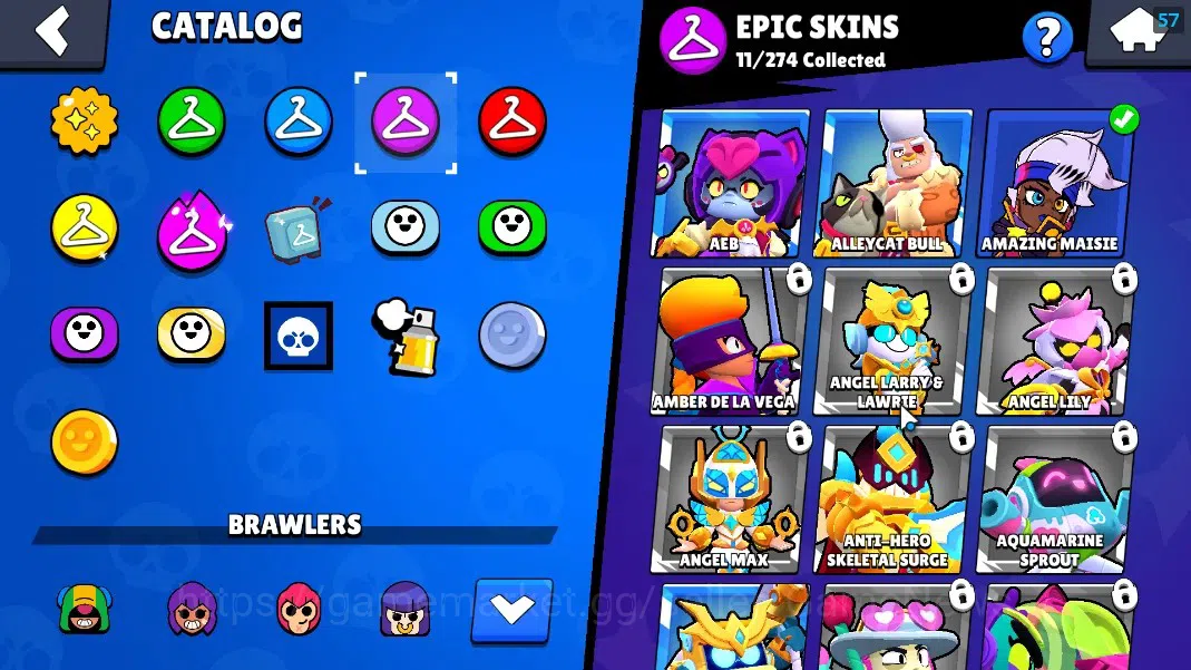 Brawl Stars Accounts 5180 Trophy|33 Brawler 6 Max|Edgar Full Buffies|1 image 18