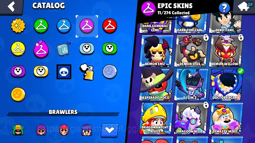 Brawl Stars Accounts 5180 Trophy|33 Brawler 6 Max|Edgar Full Buffies|1 image 19