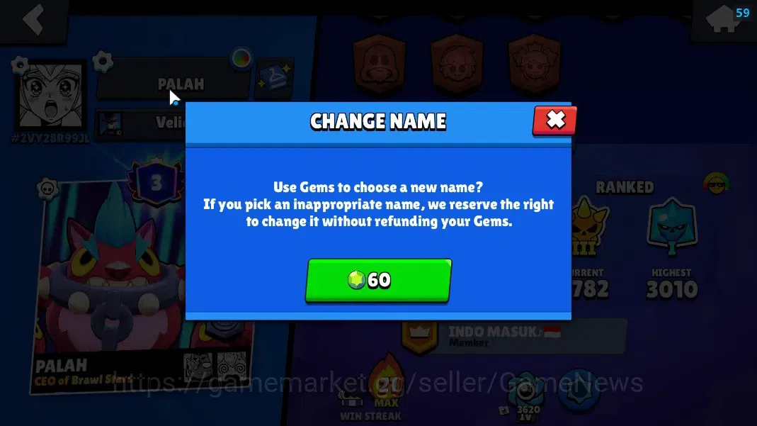 Brawl Stars Accounts 5180 Trophy|33 Brawler 6 Max|Edgar Full Buffies|1 image 4
