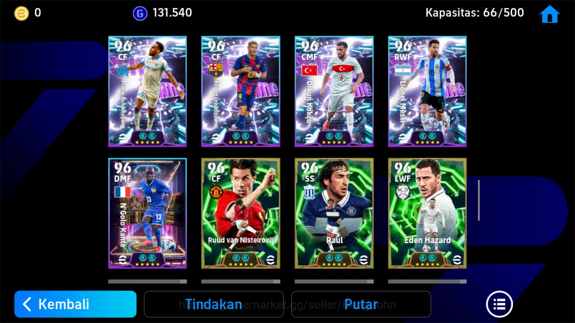 eFootball Accounts Legends & Iconic Players Android Power 3270 |Pele Epic db, Mbappe ShowT, Del Piero Epic db,Cruyff Epic db 11