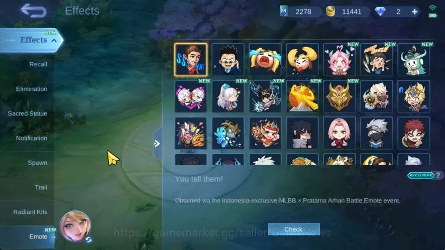 Mobile Legends: Bang Bang Accounts Hero 75|Skin 112|(Saber,Layla)SABER,(Grock,Hanabi) image 15