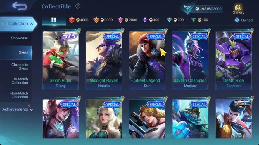 Mobile Legends: Bang Bang Accounts Hero 75|Skin 112|(Saber,Layla)SABER,(Grock,Hanabi) image 7