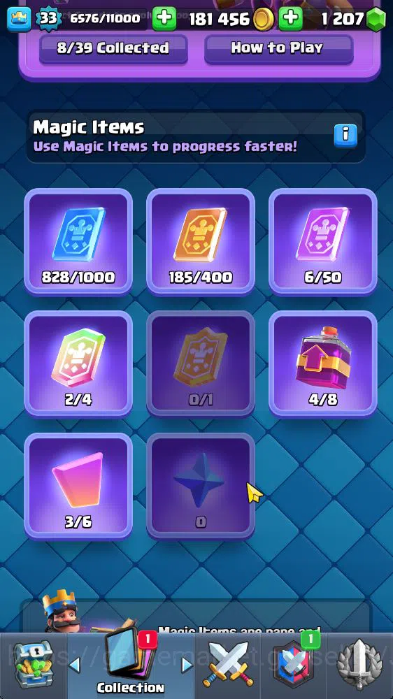 Clash Royale Accounts Midgame Lvl 33|Trophy 6774|KTL 11|Limited Skin|Card 117| 1 Hero 8 EVO 4 Champ 21 Legendary 33 Epic,30 14