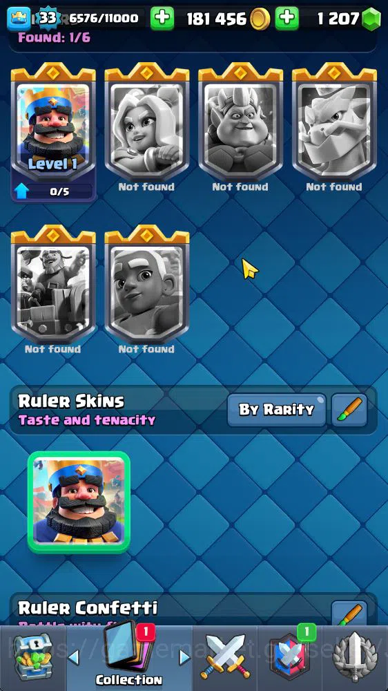Clash Royale Accounts Midgame Lvl 33|Trophy 6774|KTL 11|Limited Skin|Card 117| 1 Hero 8 EVO 4 Champ 21 Legendary 33 Epic,30 18