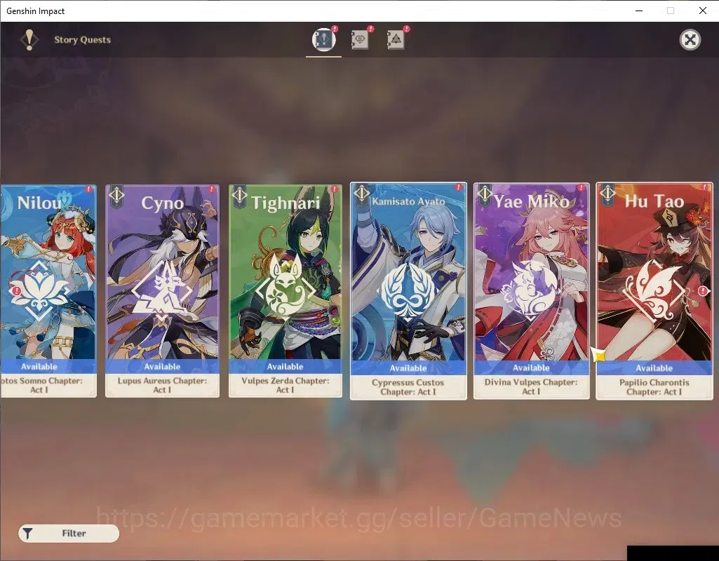 Genshin Impact Accounts ASIA|AR56|BD Unset|Hexerei Team[Varka Nicole]|5 Li image 17