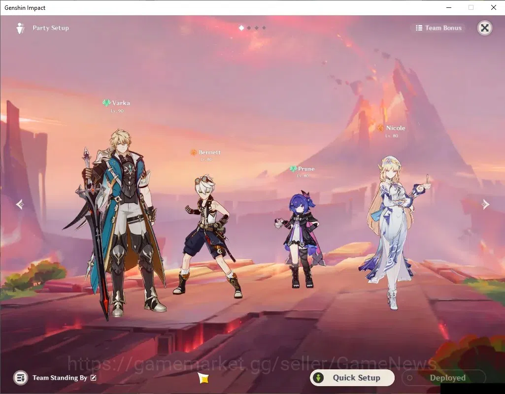 Genshin Impact Accounts ASIA|AR56|BD Unset|Hexerei Team[Varka Nicole]|5 Li image 3