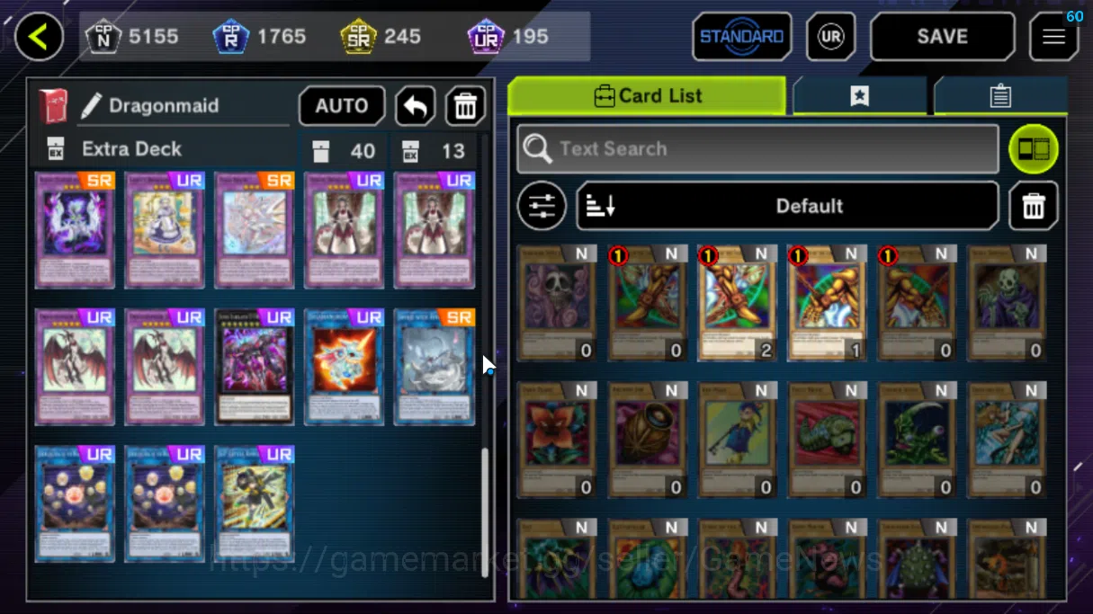 Yu-Gi-Oh! Master Duel Accounts Lv 18|20 Deck|VSK9,DragonMaid,DracotailMaid,Yummys image 2