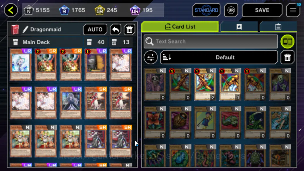 Yu-Gi-Oh! Master Duel Accounts Lv 18|20 Deck|VSK9,DragonMaid,DracotailMaid,Yummys image 5