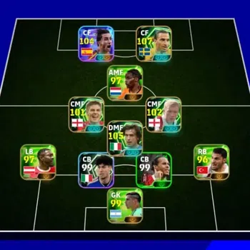 eFootball Accounts Legends & Iconic Players Android|5 EPIC Legend[Ibrahimovic,Andrea Pirlo,P Scholes,S