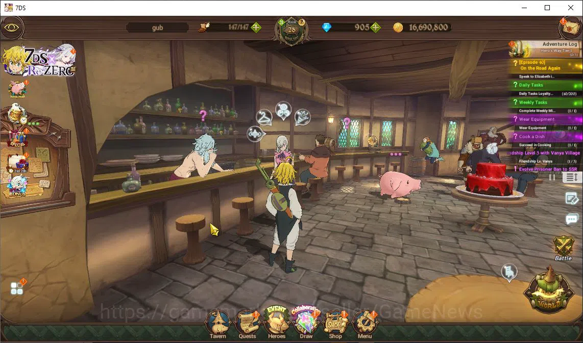 The Seven Deadly Sins: Grand Cross Accounts Global|729K CC|905 DM|Chapter 4|1 Seventh Spring B image 1