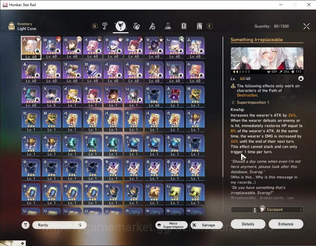 Honkai Star Rail Accounts ASIA|TL 30|5 Limited|Kafka,Hysilens,Evanescia,Dan  image 5