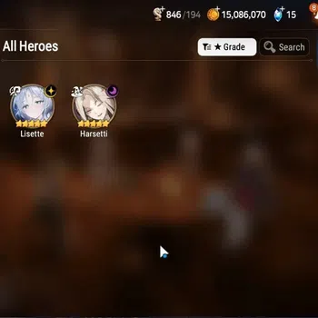 Epic Seven Accounts High-End GLOBAL UnVerif|New Era|2 ML(Lisete,Harsetti)+Ruiza,Tenebria,Alencia,Vildred,Etc|Poh ON|Abys F