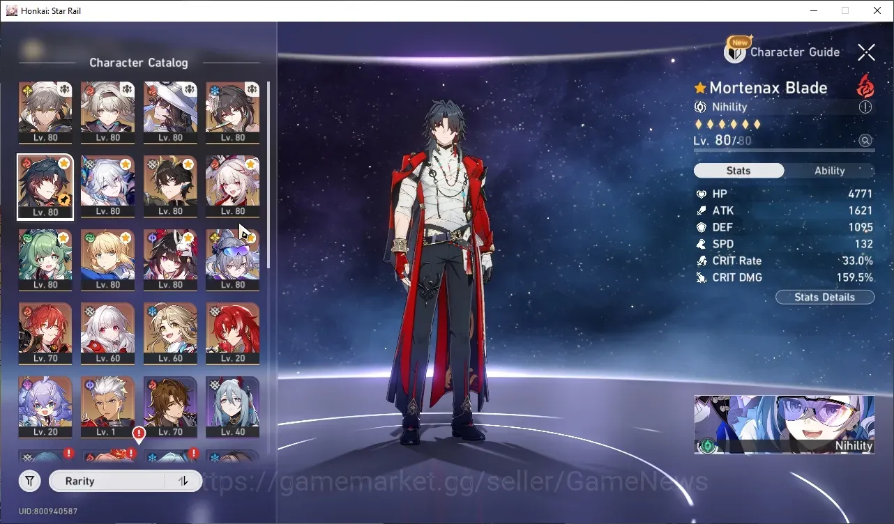 Honkai Star Rail Accounts Others Asia|TL 69|2 PremTeam|13 Limited (YaoGuang,Sparxie,Firefly,Saber)+Sign SW999,Mortenax 1