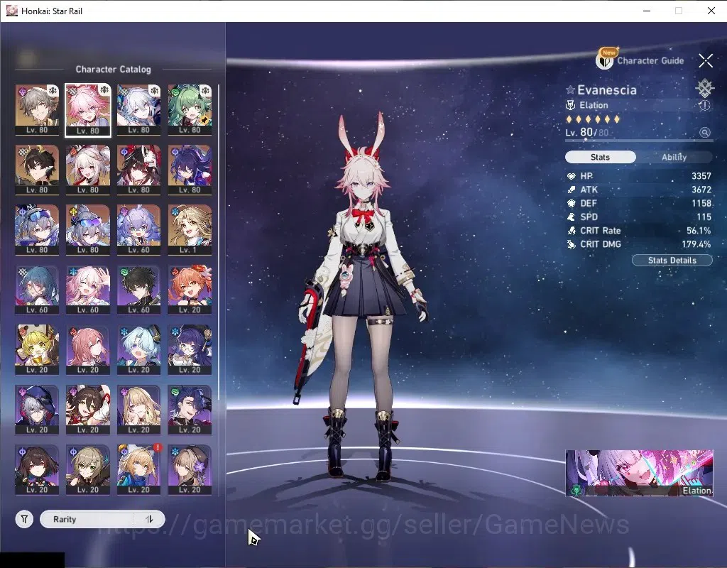 Honkai Star Rail Accounts Asia|TL 67|Elation PremTeam|9 Limited|[(SW 999E2,S image 4