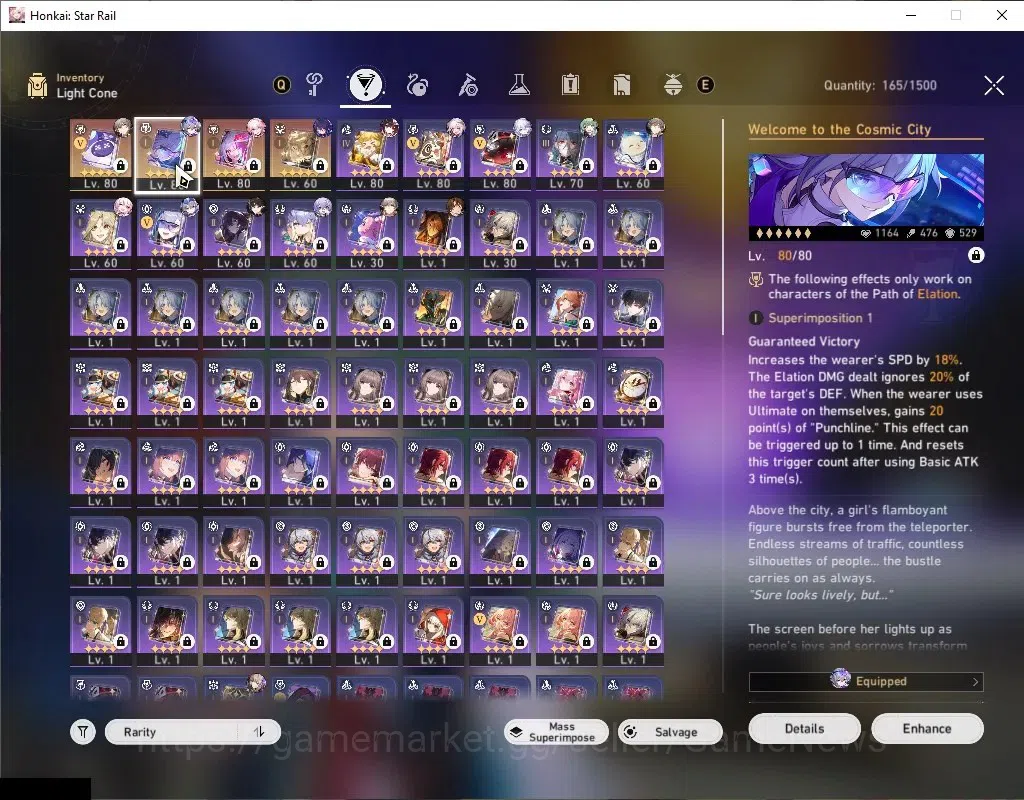 Honkai Star Rail Accounts Asia|TL 67|Elation PremTeam|9 Limited|[(SW 999E2,S image 7