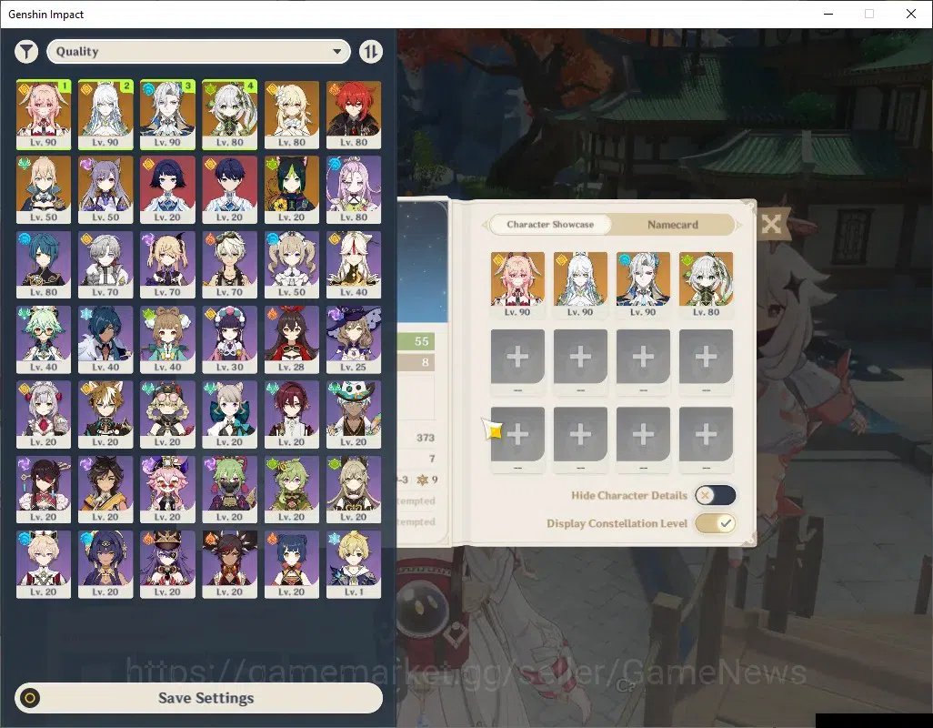 Genshin Impact Accounts ASIA|AR 55|Rate On|BD Unset|4 Limited + 2 (*5 Weap image 2
