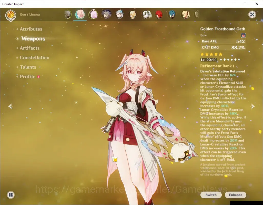 Genshin Impact Accounts ASIA|AR 55|Rate On|BD Unset|4 Limited + 2 (*5 Weap image 3