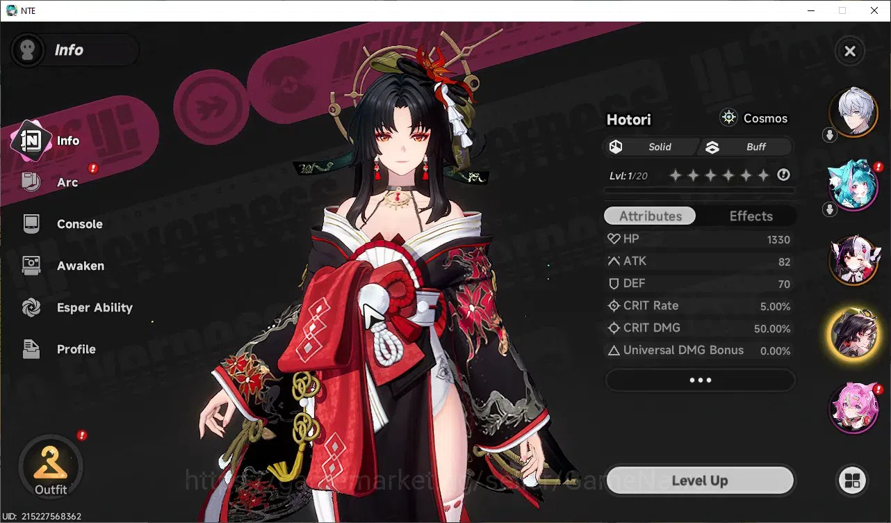Neverness to Everness Accounts GLOBAL EU|HL 3|1610 Annulith,1 RedDice,60 BlueDice image 4