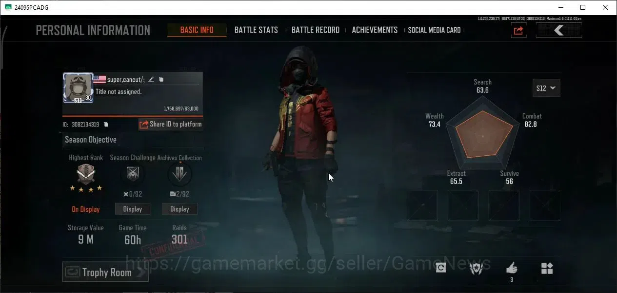 Arena Breakout Accounts MOBILE|Lv 30|SV 9M|CV 4M|4 Set Skin| X-Ray H416,Sy image 2