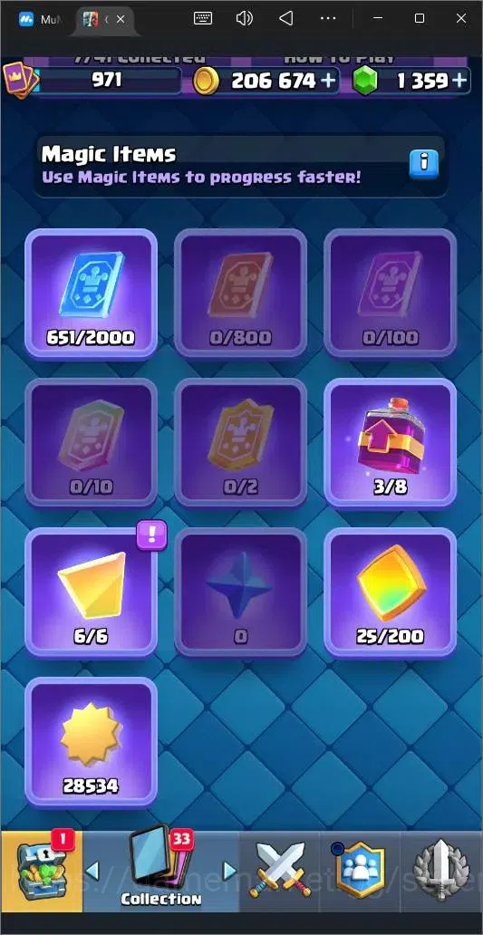Clash Royale Accounts High-End Global |CL 971|KTL 12|Trophy 6684|116 Cards|4 Champ|3 Hero|7 Evo|Arena 18|1359 Gems|206k 15