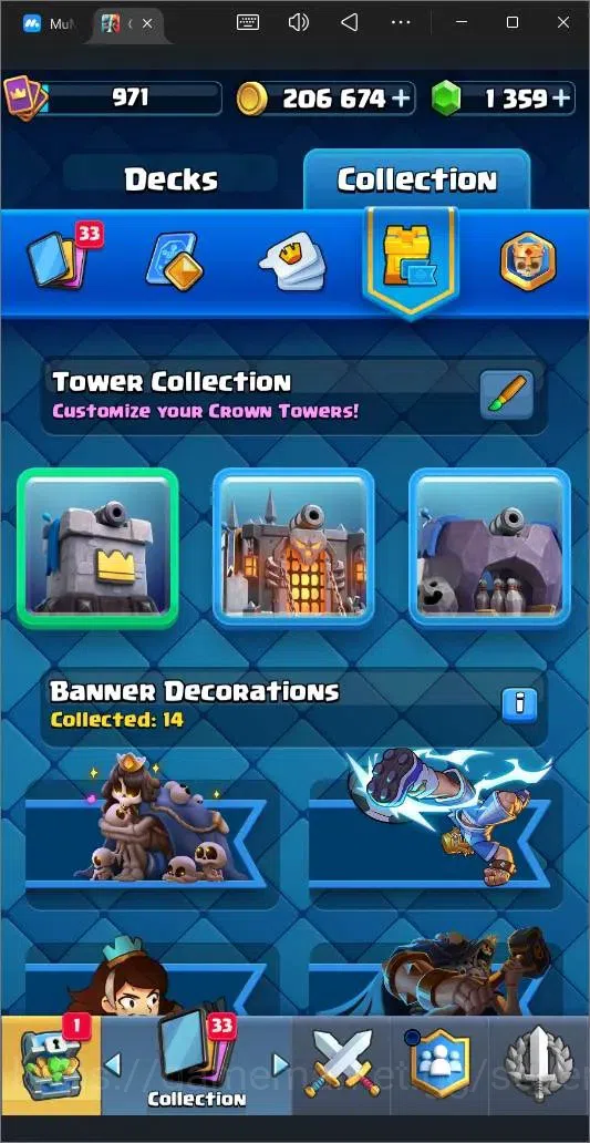 Clash Royale Accounts High-End Global |CL 971|KTL 12|Trophy 6684|116 Cards|4 Champ|3 Hero|7 Evo|Arena 18|1359 Gems|206k 17