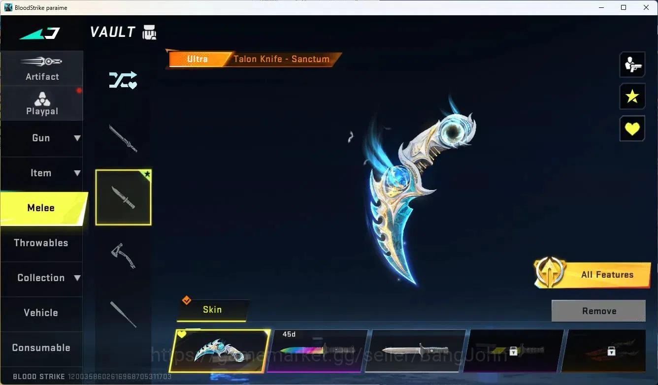Blood Strike Accounts ASIA | 1 ETERNAL: Desert Eagle-Scorpius Lv1 | 2 TR image 5
