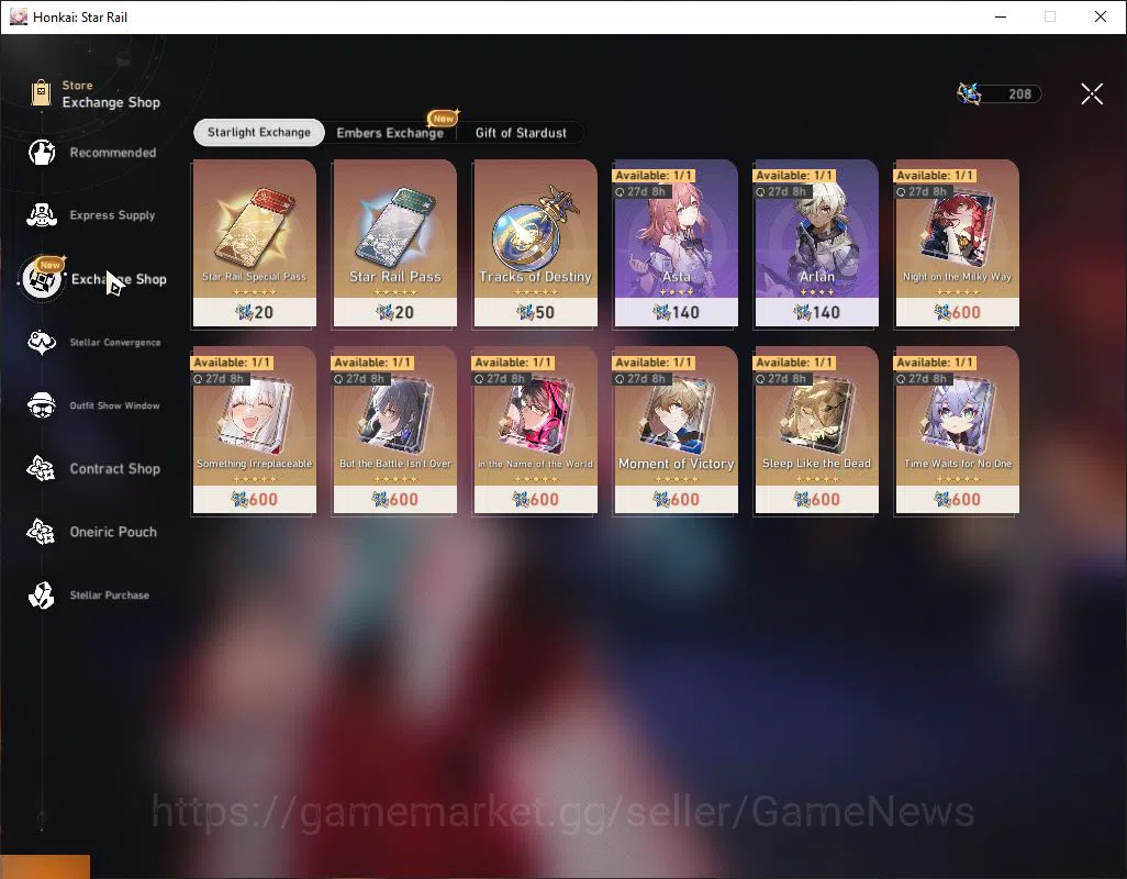Honkai Star Rail Accounts Asia|TL 50| 17,9K Stellar+120 SPass | 4 Limited | image 11