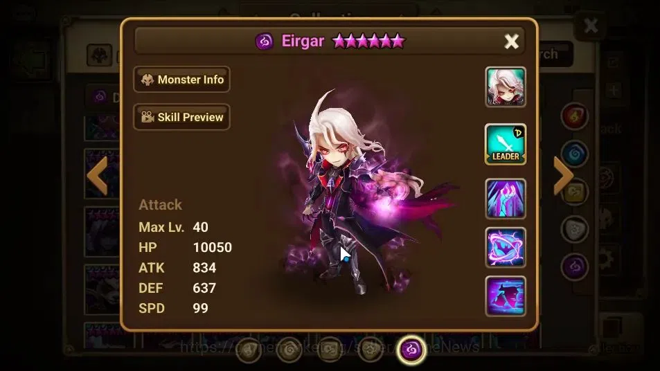 Summoners War: Sky Arena Accounts GLOBAL LV44|1 LD(Starter Lucifer)+4 Total NB5[Star image 20