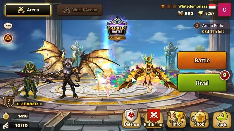 Summoners War: Sky Arena Accounts GLOBAL LV44|1 LD(Starter Lucifer)+4 Total NB5[Star image 3