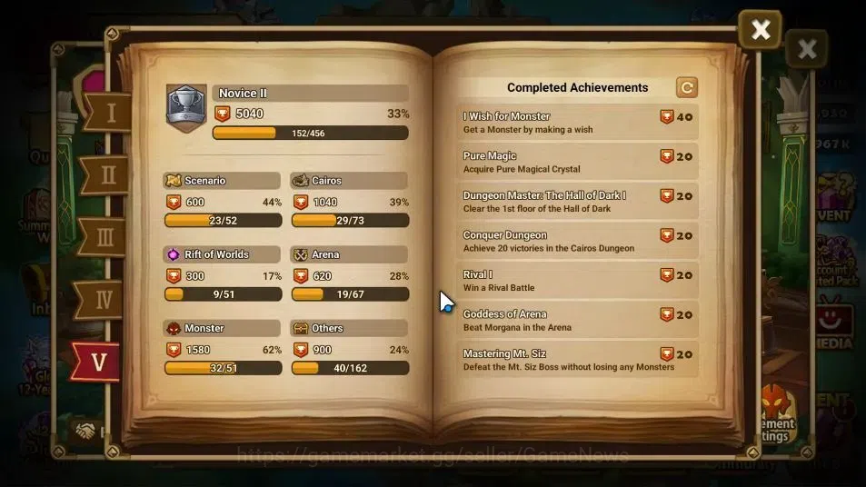 Summoners War: Sky Arena Accounts GLOBAL LV44|1 LD(Starter Lucifer)+4 Total NB5[Star image 9