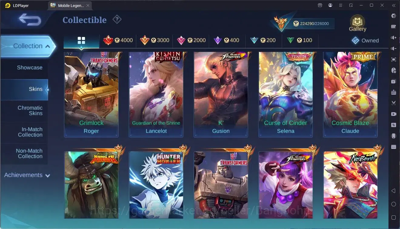 Mobile Legends: Bang Bang Accounts Global|Hero 132|Skin 505|Mega|Legend Franco+Freya+ image 10